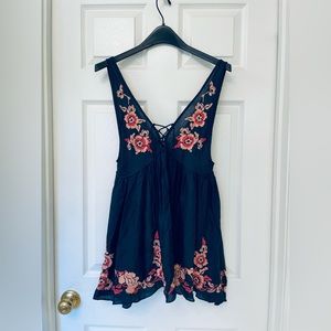 Free People Intimates Mini Dress/ Swim Cover-Up